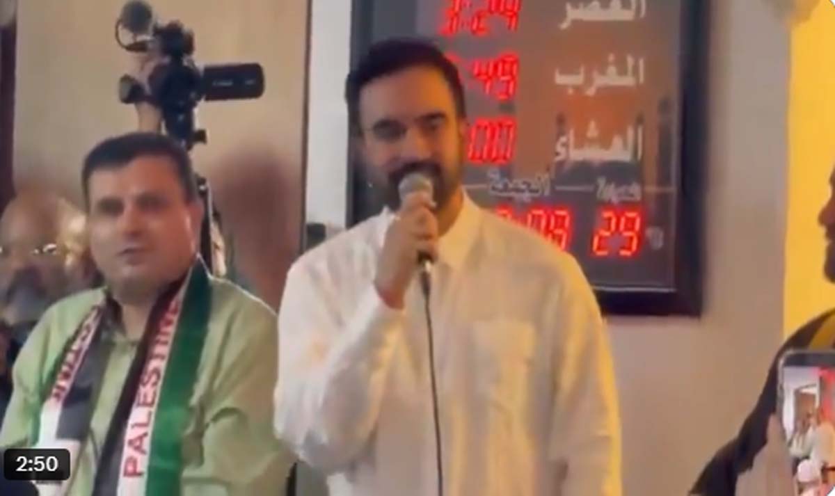 NYC Mayor-Elect Zohran Mamdani Addresses Mosque Crowd Chanting 'Allahu Akbar' After Victory